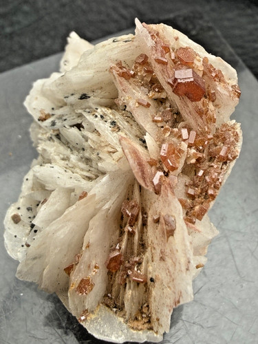 White barite with - white,