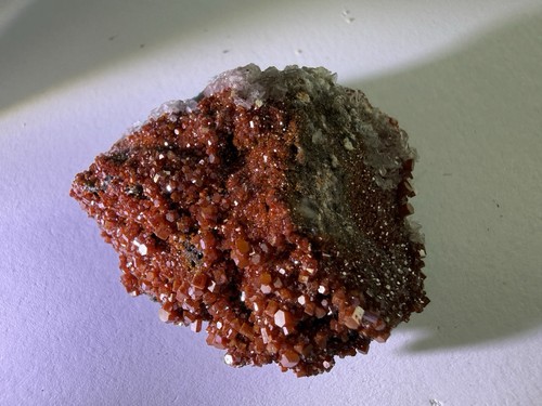 Red vanadinite crystal - crystal, cluster